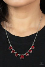 Load image into Gallery viewer, Material Girl Glamour Red Necklace