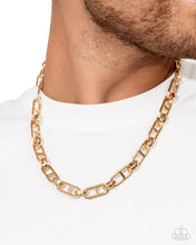 Load image into Gallery viewer, The WHEEL Thing Men’s Gold Necklace