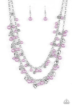 Load image into Gallery viewer, Kindhearted Heart Purple Necklace