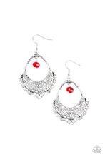 Load image into Gallery viewer, Garden Society Red Earrings