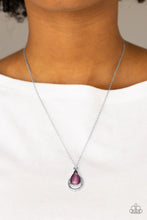 Load image into Gallery viewer, Just Drop It Purple Necklace
