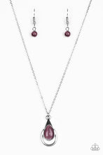 Load image into Gallery viewer, Just Drop It Purple Necklace