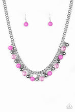 Load image into Gallery viewer, Keep a Glow Profile Purple Necklace