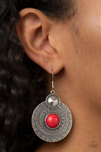Load image into Gallery viewer, Terra Throwdown Red Earrings