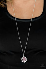 Load image into Gallery viewer, Keep It On the Down Glow Purple Necklace