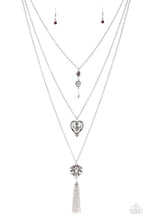 Load image into Gallery viewer, Love Opens All Doors Purple Necklace