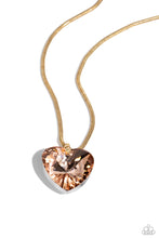 Load image into Gallery viewer, Parting is Such Sweet Sorrow Gold Necklace