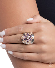 Load image into Gallery viewer, Floral Fermata Purple Ring
