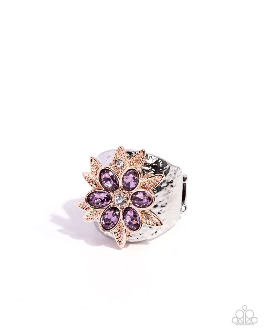 Floral Fermata Purple Ring