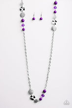 Load image into Gallery viewer, Midnight Musical Purple Necklace