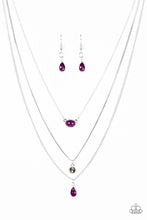 Load image into Gallery viewer, Mixed Messages Purple Necklace