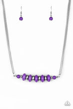 Load image into Gallery viewer, On Mountain Time Purple Necklace