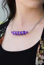 Load image into Gallery viewer, On Mountain Time Purple Necklace