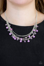 Load image into Gallery viewer, Ocean Odyssey Purple Necklace