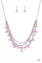 Load image into Gallery viewer, Ocean Odyssey Purple Necklace