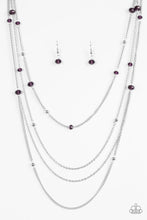 Load image into Gallery viewer, On the Front Shine Purple Necklace