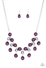 Load image into Gallery viewer, Queen of the Gala Purple Necklace
