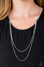 Load image into Gallery viewer, Rich with Glitz Purple Necklace