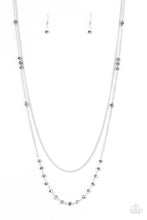 Load image into Gallery viewer, Rich with Glitz Purple Necklace
