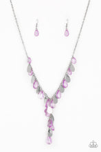 Load image into Gallery viewer, Sailboat Sunsets Purple Necklace