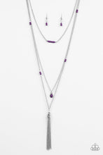 Load image into Gallery viewer, Sandstone Castles Purple Necklace
