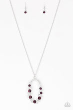 Load image into Gallery viewer, Spotlight Social Purple Necklace
