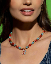 Load image into Gallery viewer, Speckled Story Red Necklace
