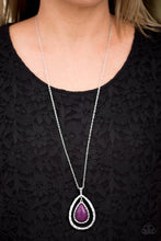 Load image into Gallery viewer, Stormy Sahara Purple Necklace