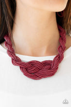 Load image into Gallery viewer, A Standing Ovation Red Seed Bead Necklace