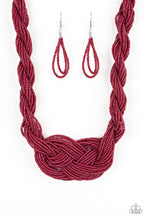 Load image into Gallery viewer, A Standing Ovation Red Seed Bead Necklace
