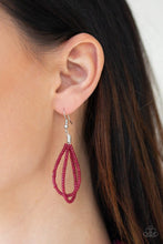 Load image into Gallery viewer, A Standing Ovation Red Seed Bead Necklace