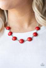 Load image into Gallery viewer, Adobe Attitude Red Necklace