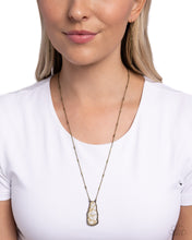 Load image into Gallery viewer, Set to Stun Brass Necklace