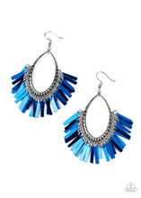 Load image into Gallery viewer, Fine Tuned Machine Blue Earring