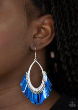 Load image into Gallery viewer, Fine Tuned Machine Blue Earring