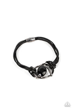 Load image into Gallery viewer, Keep Your Distance Black Magnetic Bracelet