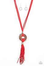 Load image into Gallery viewer, Artisans and Crafts Red Necklace