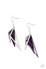 Load image into Gallery viewer, Evolutionary Edge Purple Earring