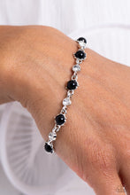 Load image into Gallery viewer, Particularly Pronged Black Bracelet