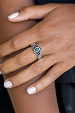 Load image into Gallery viewer, Right On Trek Green Skinny Band Ring