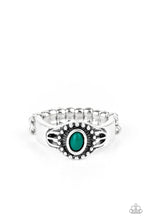 Load image into Gallery viewer, Right On Trek Green Skinny Band Ring