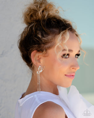 A Few of My Favorite WINGS White Earring