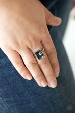 Load image into Gallery viewer, Social Glow Silver Skinny Band Ring