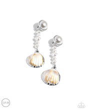 Load image into Gallery viewer, Oceanic Occasion White Clip-on Earring