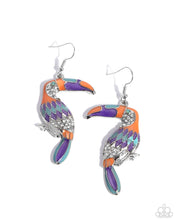 Load image into Gallery viewer, Toucan Tourist Orange Earrings
