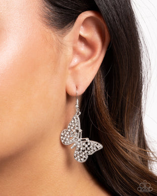 Aerial Audience White Earrings