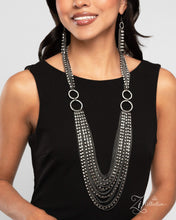 Load image into Gallery viewer, The Janet Gunmetal Zi Necklace 2024