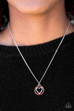 Load image into Gallery viewer, Change of HEART-throb Red Necklace
