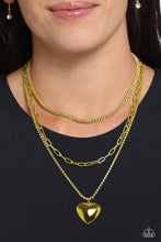 Load image into Gallery viewer, Caring Cascade Yellow Necklace