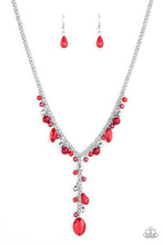 Load image into Gallery viewer, Crystal Couture Red Necklace